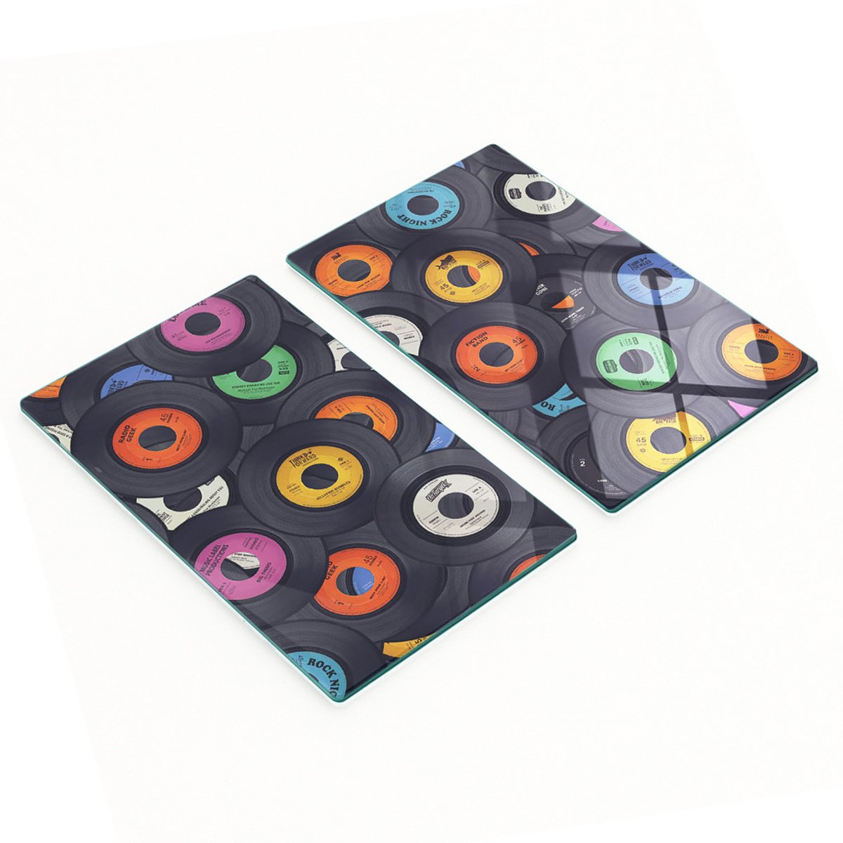 Multifunctionele decoratieve glazen vinylplaten voor de keuken, 2x30x52 cm