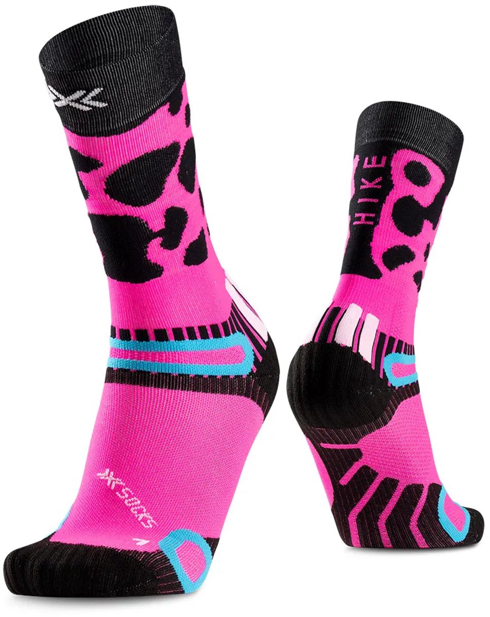 X-socks Hike Discover Crewsokken Roze
