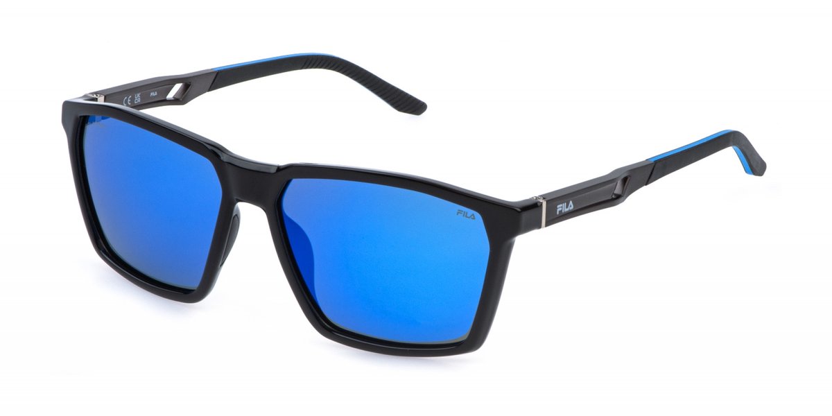 Fila SFIA07 Nero lucido totale 59/15/145 MAN Zonnebrillen