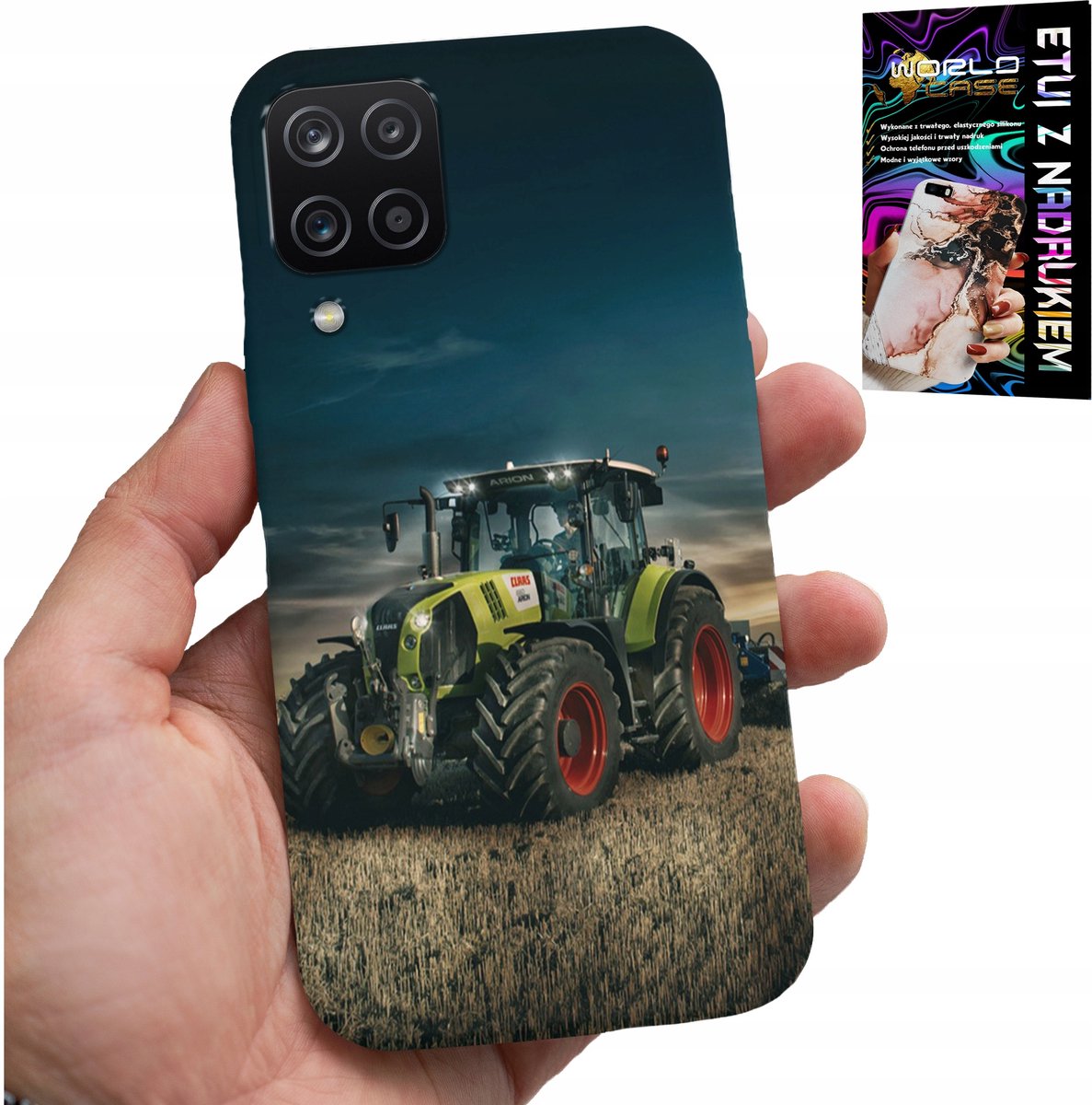 HOES VOOR SAMSUNG GALAXY A22 5G - TRACTOR, LANDBOUWTRACTOR, PATRONEN