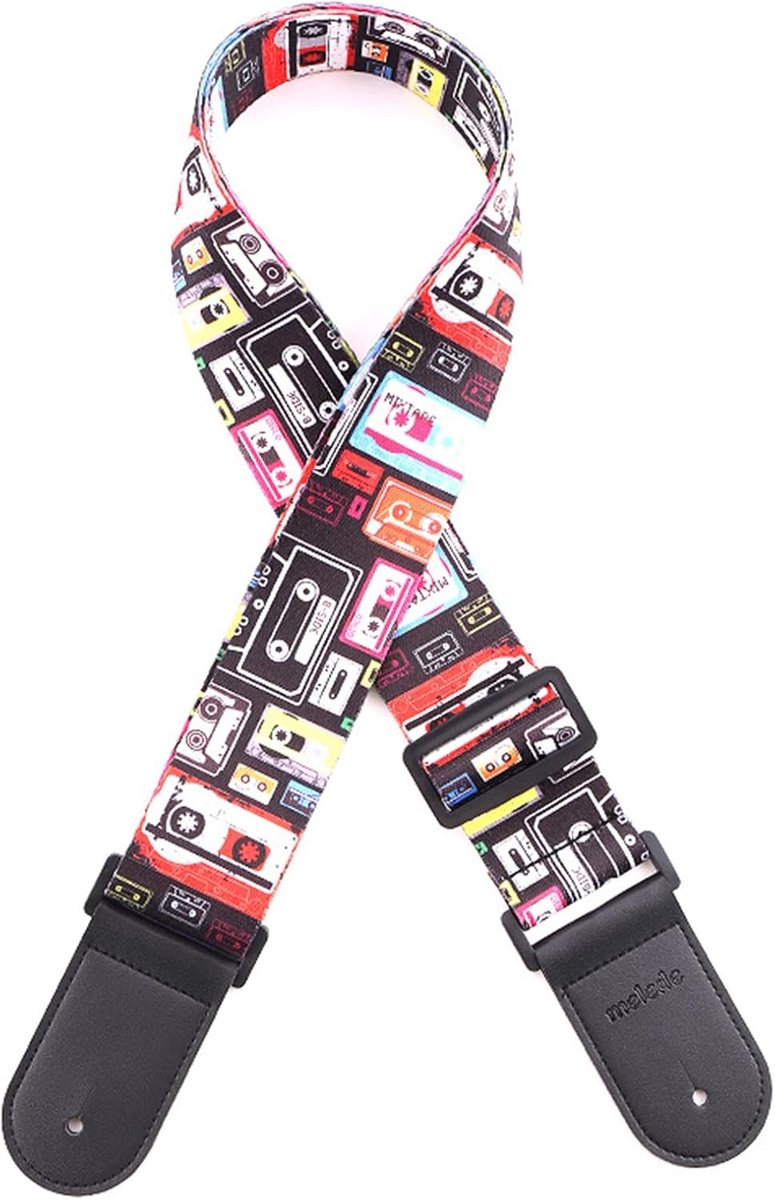 Gitaarband - Schouderband Instrument - Muziek Spelen - Verstelbare Lengte - Fluorescent