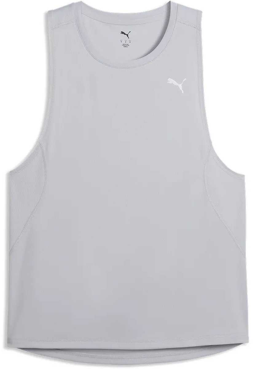 Puma Velocity Mouwloos T-shirt Man Zilver