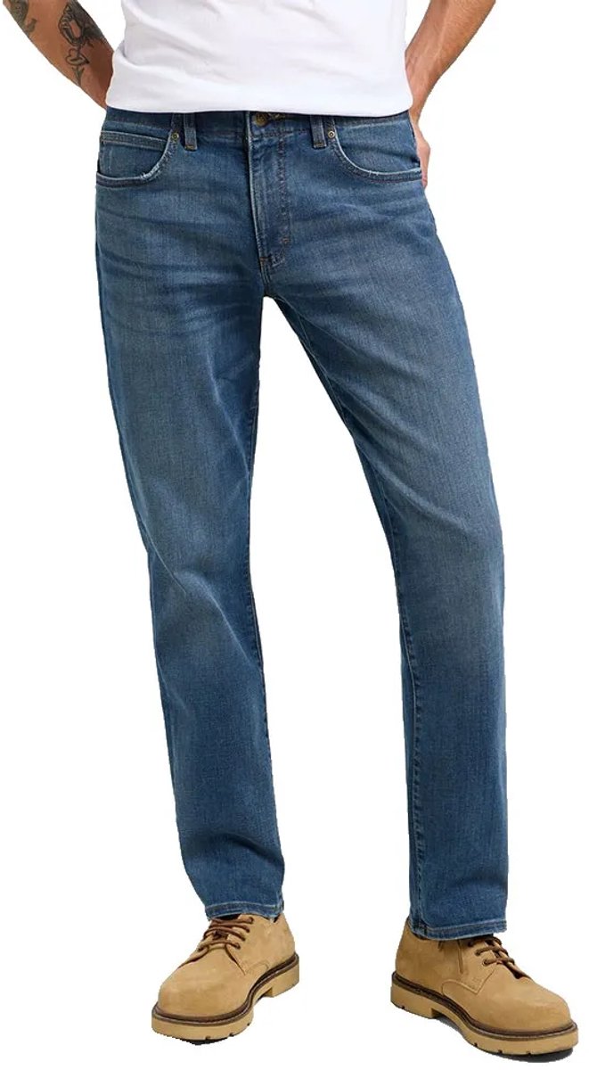 Lee Extreme Motion Straight Fit Spijkerbroek 32 32 Man Keplar