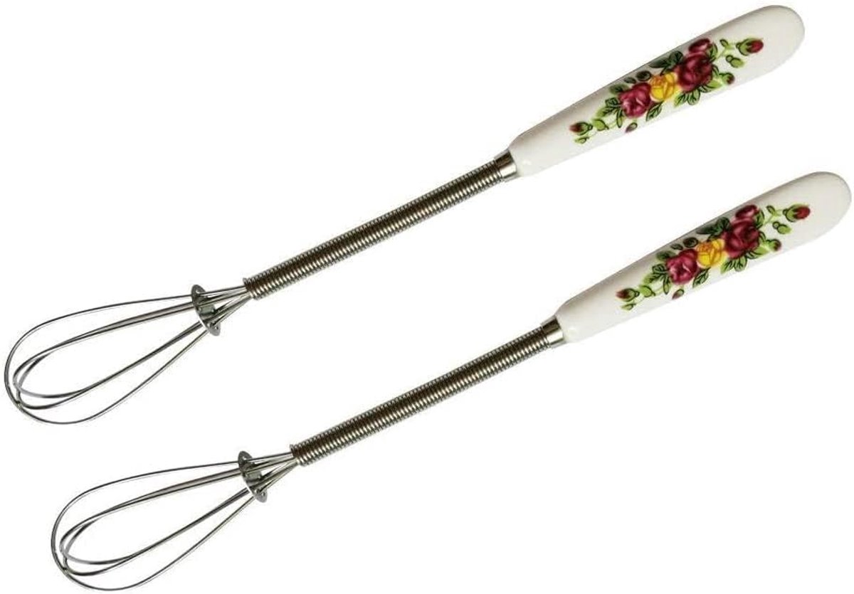 Draadgarde Bloemvorm - Keukengerei Roeren - Mengen Kloppen - Keramiek Roestvrij Staal