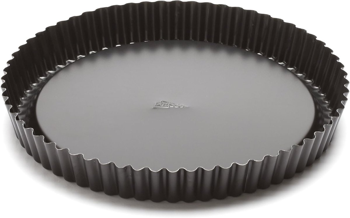 Fruitbodemvorm - Taartvorm - Bakken - Antikleef laag - One Size - Zwart