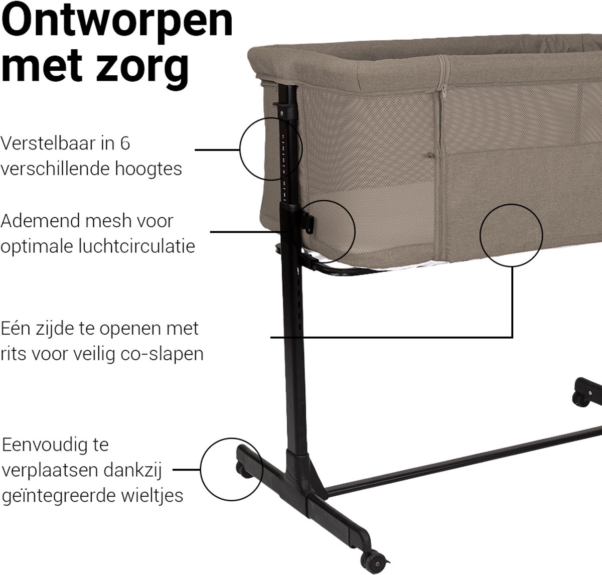 Novi Novi Kyra Air+ Co-Sleeper - afbeelding 2