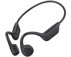 Kraftverdia - IPX8 Waterdichte Bone Conduction Kopfhörer X7s – Bluetooth 32GB MP3 – Sportieve draadloze oortelefoons voor zwemmen met microfoon – HiFi-basstereo (Zwart)
