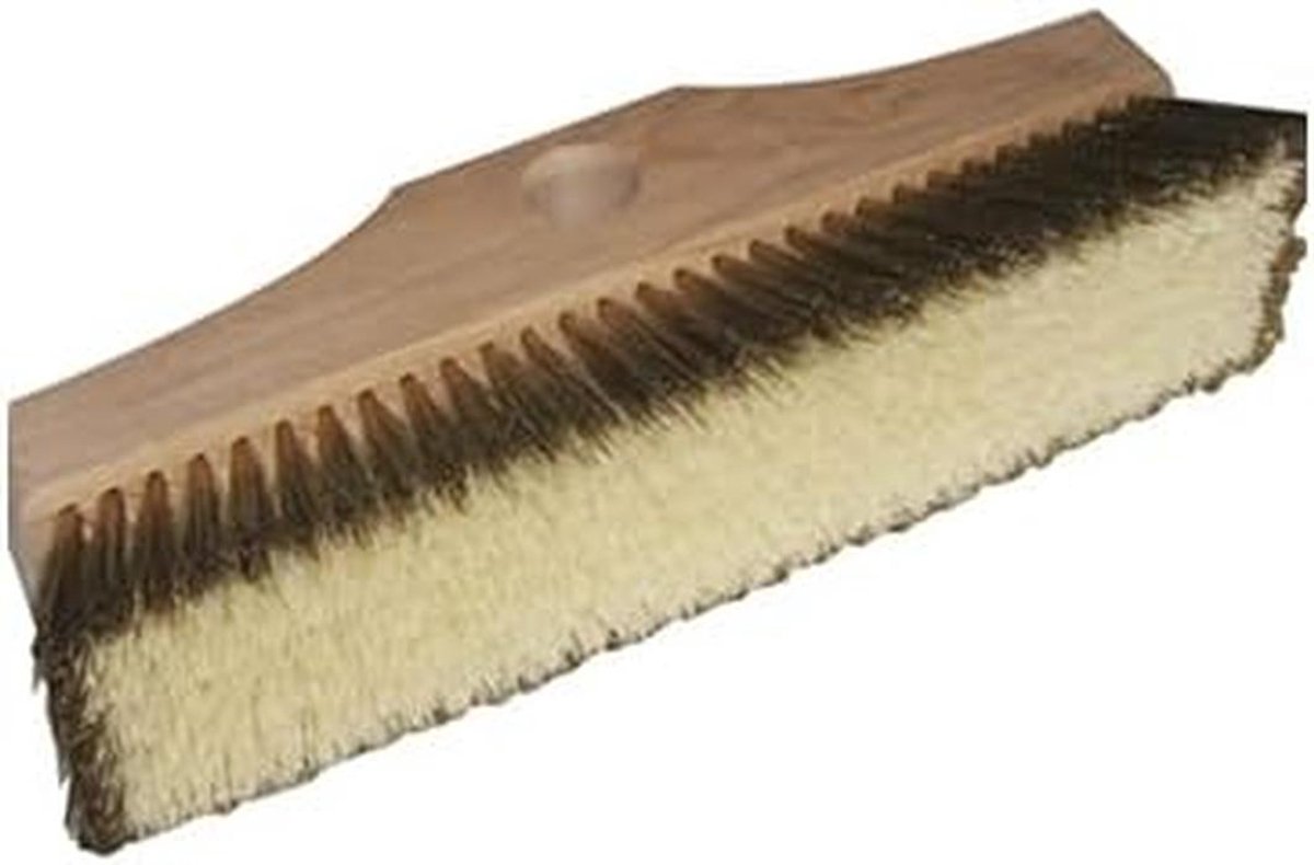Oven Borstel - Hout Brass - Oven Reinigen - Met Ophanggat - 30 cm Lengte