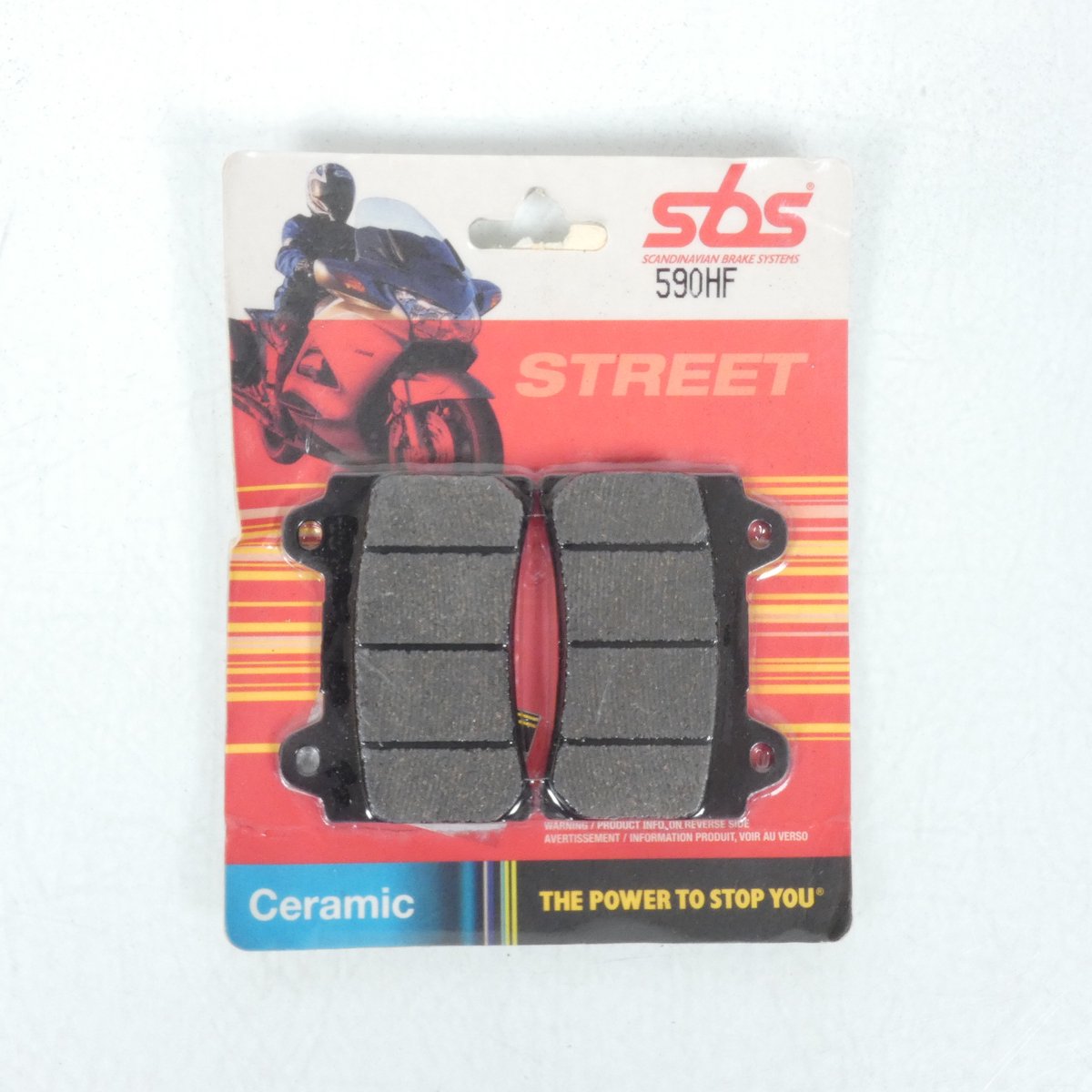 Plaquette de frein SBS pour Moto Yamaha 250 TZR 2MA/2XW 1987 à 1988 AV Neuf