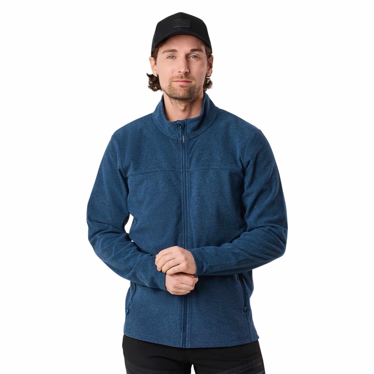 Swedemount Lofoten Fleece FL LS FZ – Heren wandeltrui – Maat S
