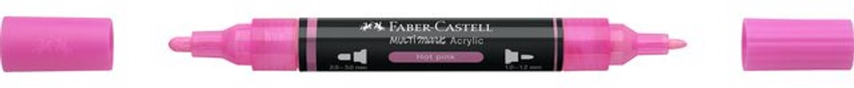 Acrylmarker Faber Castell Multimark 329 hot pink - FC-185929