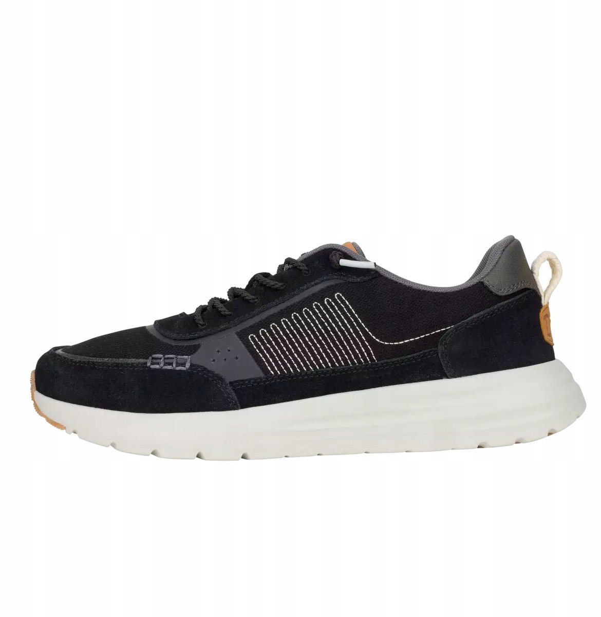 Hey Dude Sirocco Alta Craft - Sneakers - Zwart/Dawn Blauw - Skórzane Accent - Flex & Fold Technologie