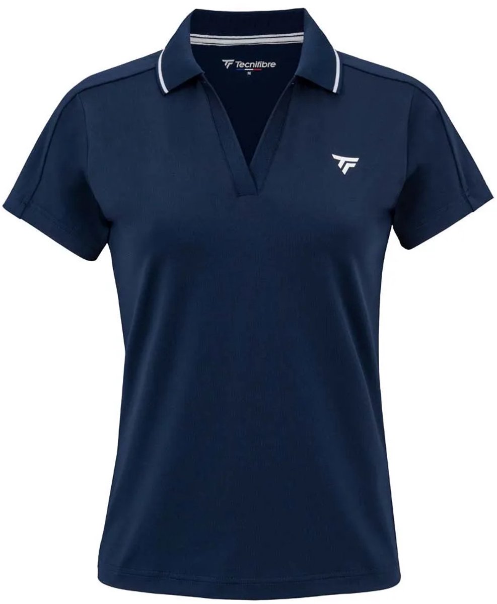 Tecnifibre Team Tech Korte Mouw Poloshirt Blauw 8-10 Years Meisje