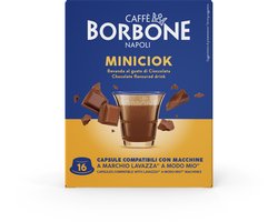Caffè Borbone - Lavazza A Modo Mio - Miniciok - Chocolademelk - 16 capsules