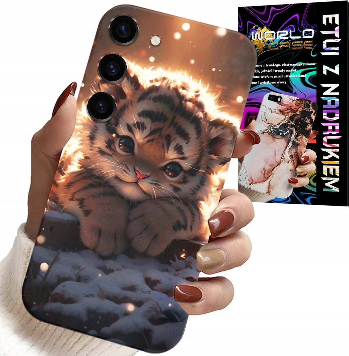 HOESJE VOOR SAMSUNG GALAXY S23 - MET EEN LEUKE TIJGERPRINT
