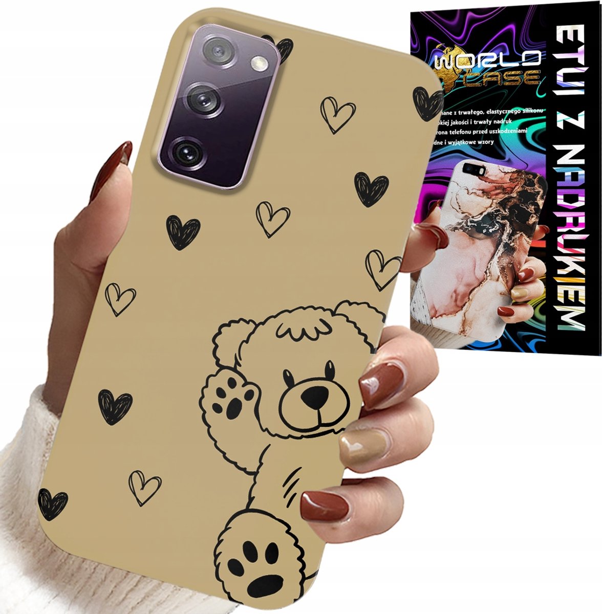 HOESJE VOOR SAMSUNG GALAXY S20 LITE - TEDDYBEER PRO MAXZAK PATRONEN VOOR DE JONGSTE