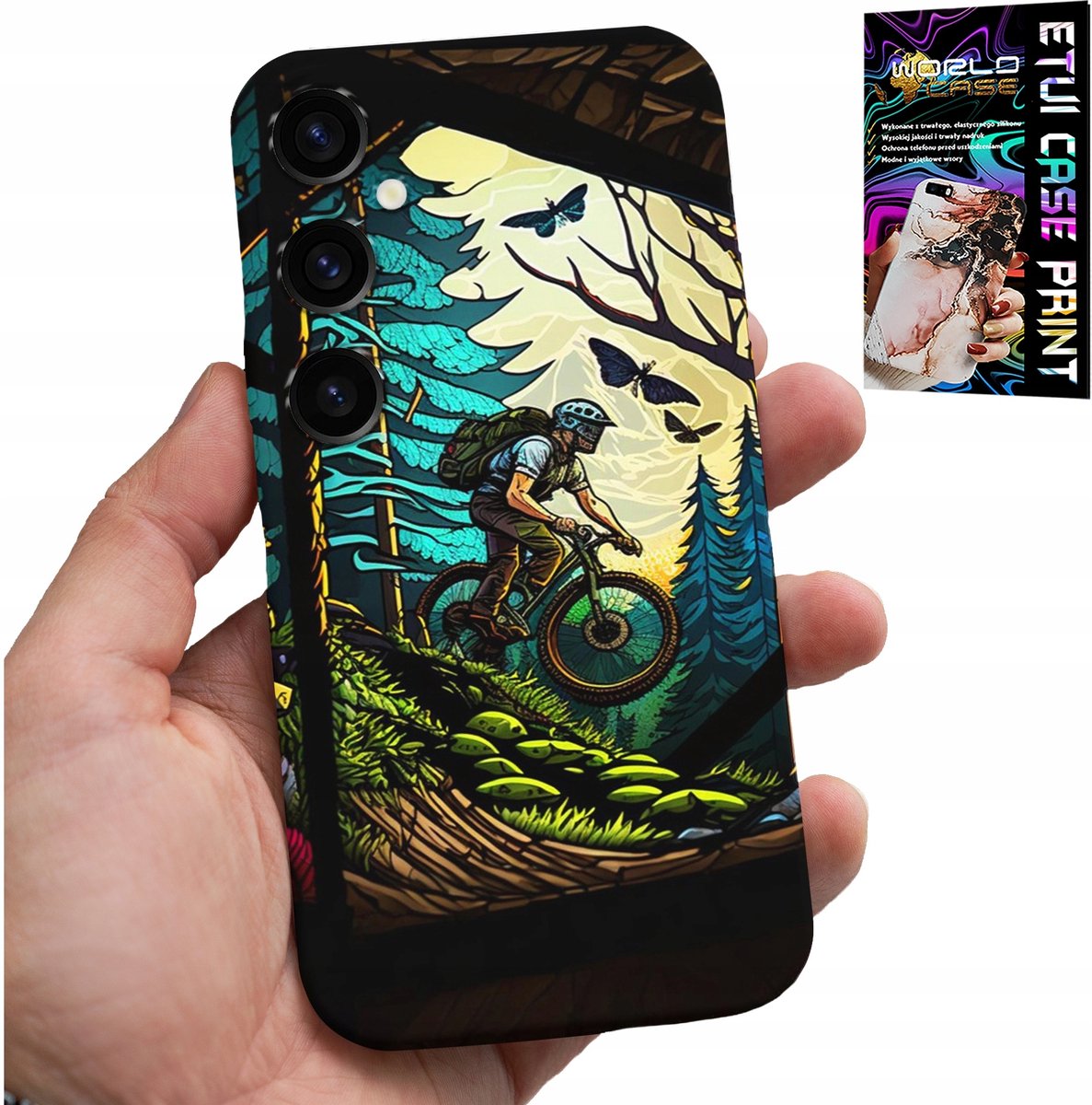HOESJE VOOR SAMSUNG GALAXY S24 FE - EXTREME FIETSTOCHTEN IN HET BOS