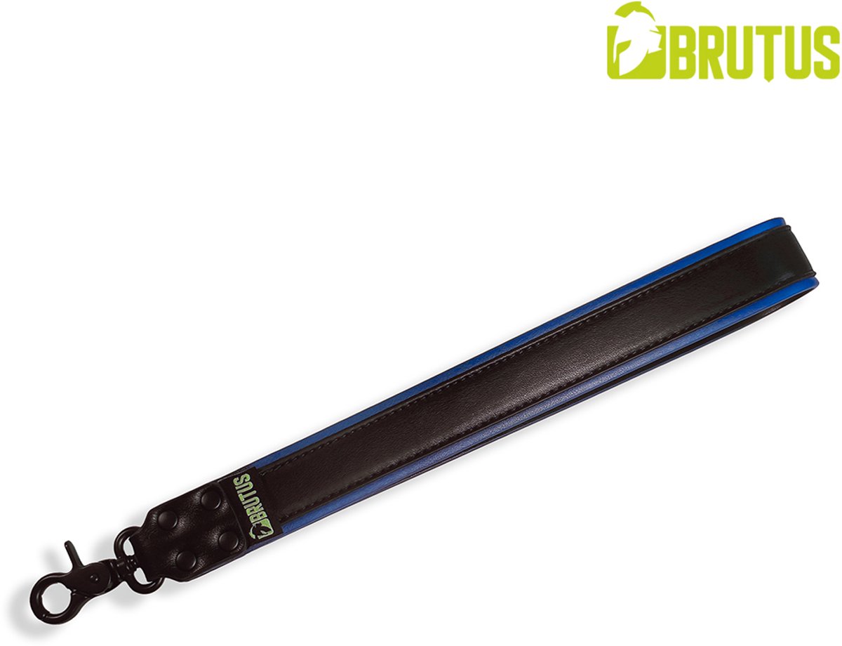 Brutus Vegan Korte Puppy Leash - Zwart/Blauw
