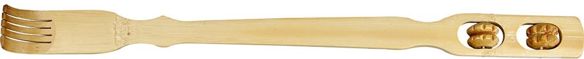 Houten Stimulator - Massage Tool - Spierontspanning - Dubbele Functie - 13 x 8 x 1 cm - Houtkleur