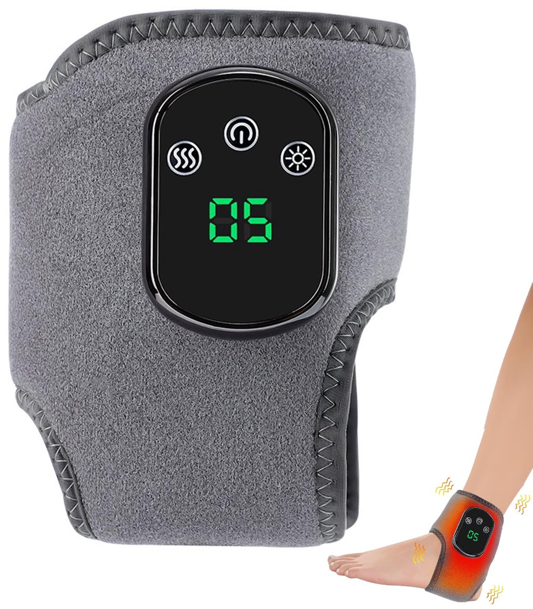 Elektrisch Voetmassageapparaat - 3D Verwarming en Vibratie - Draagbaar en Oplaadbaar