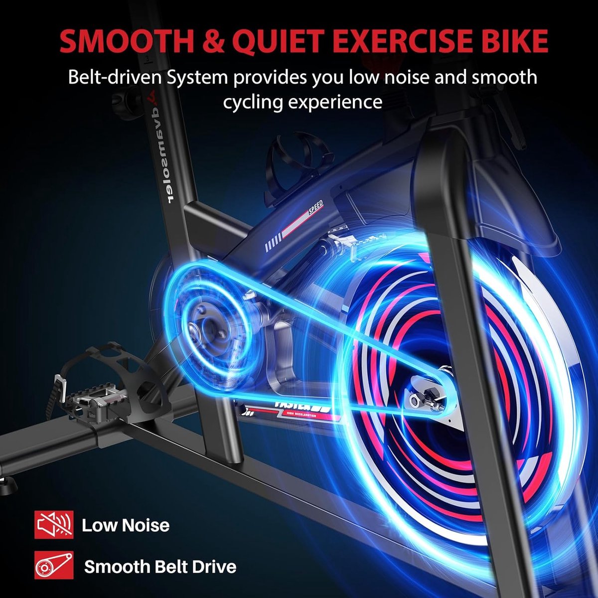 Exercise Indoor Cycling Spin Bike met App Geïntegreerd - afbeelding 2
