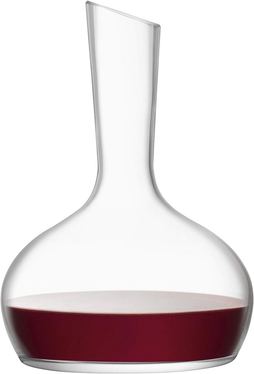 Grote Glazen Wijnkaraf 1,85L Helder - Mondgeblazen Decanteerkaraf