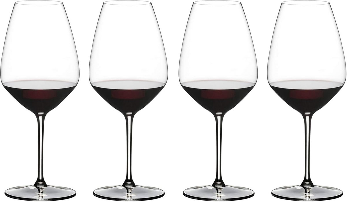 Set van 4 Shiraz Wijnglazen - Ergonomisch Model