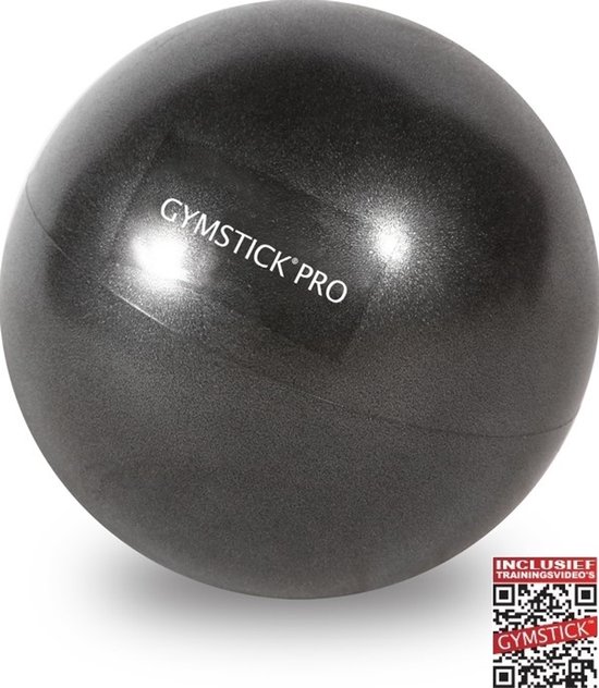 Gymstick Pro Core Ball - Fitness Bal - 22 Cm - Zwart van Gymstick — afbeelding 4