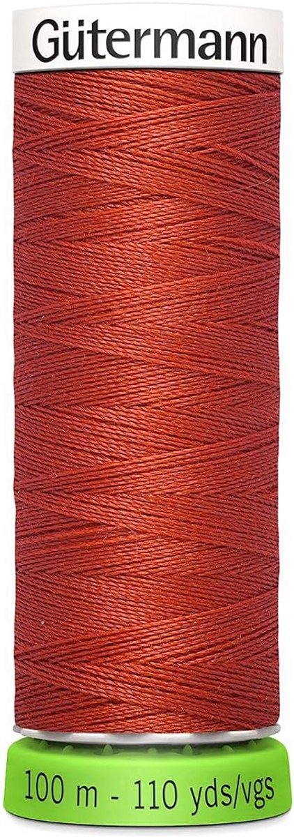 Polyester naaigaren stevig voor naaimachine en handwerk oranje 100m