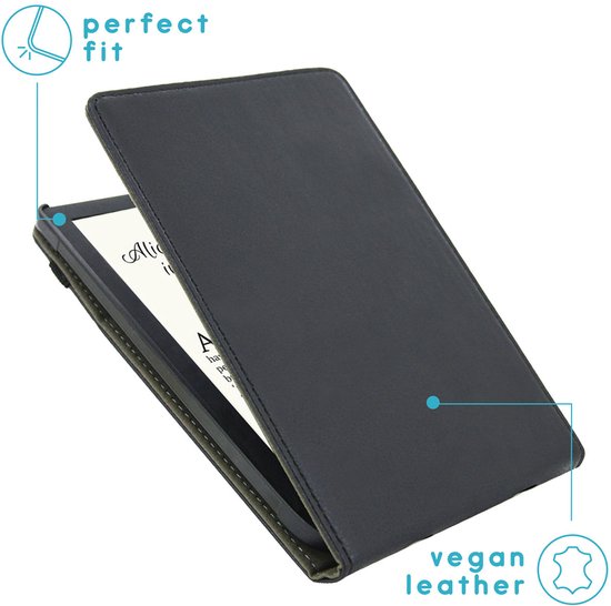 imoshion Ereader Cover / Hoesje Geschikt voor Vivlio Lux 5 / Pocketbook Touch Lux 5 / Pocketbook Basic Lux 4 / Pocketbook HD 3 - imoshion Stand Flipcase - Zwart van iMoshion — afbeelding 5