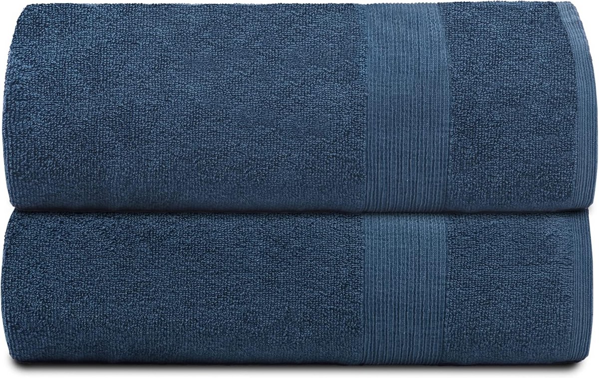 2-Delige Badhanddoeken Set Katoen 100% | 35x70 cm | Ultra Zacht en Zeer Absorberend