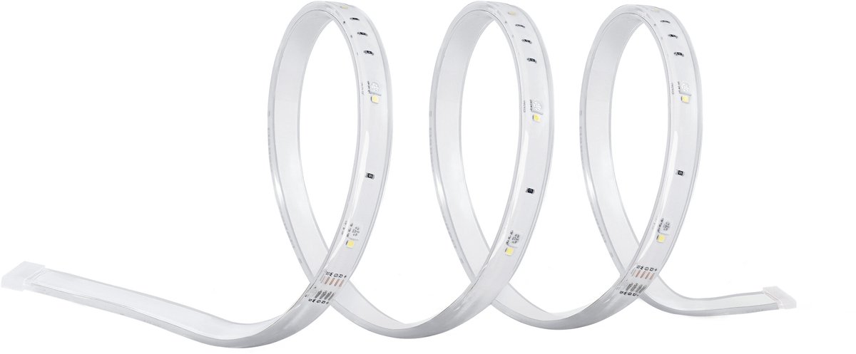 Zigbee flexibele buiten-ledstrips met RGBW, dimbaar, in transparant, gemaakt van siliconen, IP65-bescherming, voor terras en balkon by OSRAM SMART+ in White – product photo