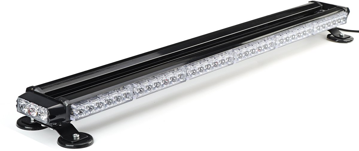 SONNENH LED flitsbalk oranje 96 cm - 12V/24V, 78 LED's, IP65 dakset voor werkvoertuig