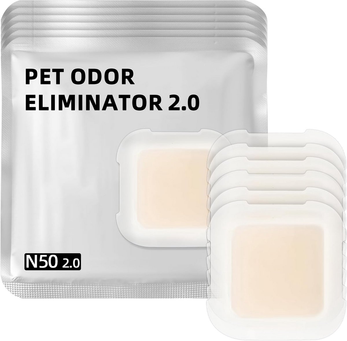 Set van 6 Geurverwijderaars voor Zelfreinigende Kattenbakken
