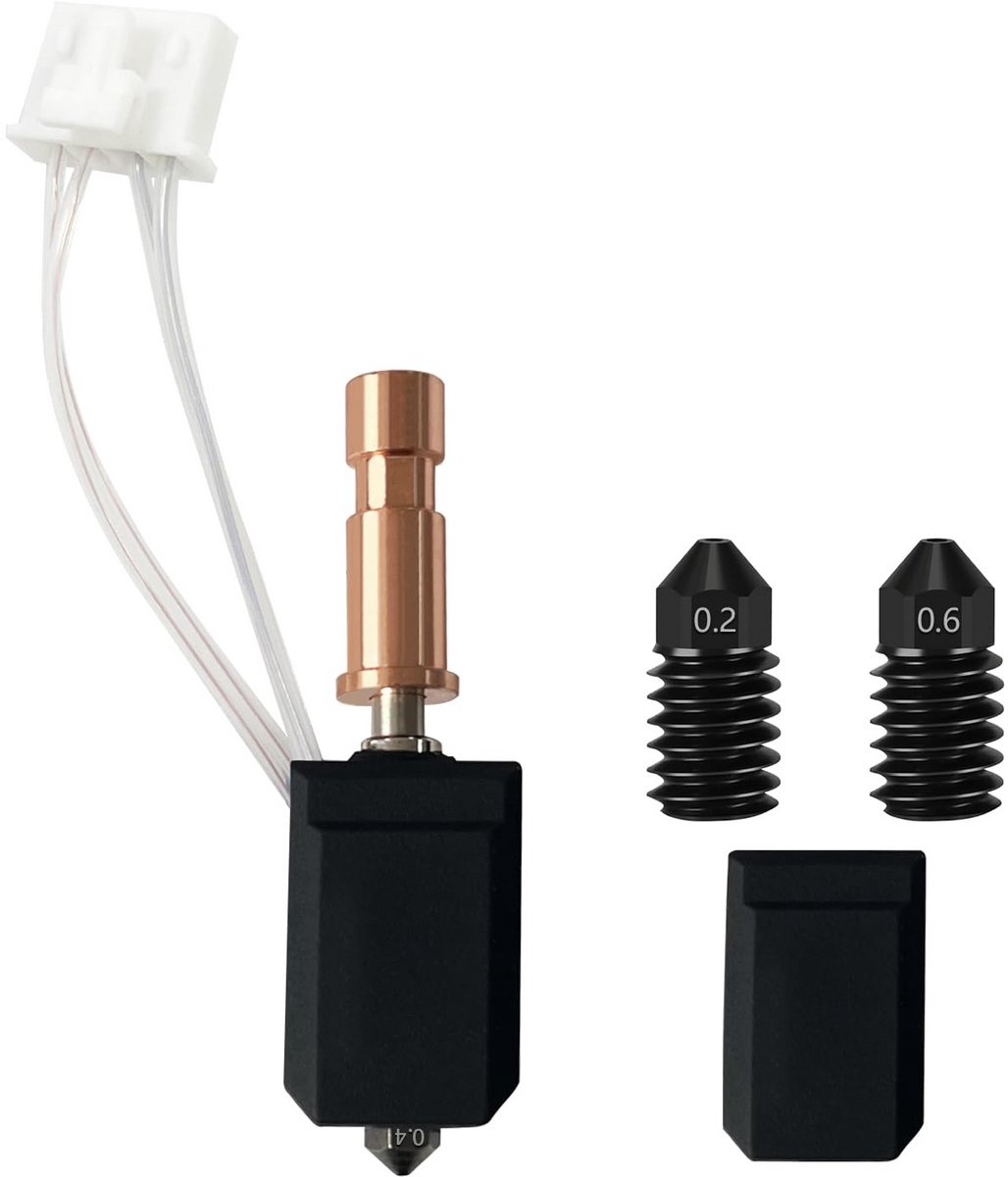 Keramische Hotend Upgrade voor 3D-printer Extruder met Gehard Stalen Mondstukken en Siliconen Hulzen