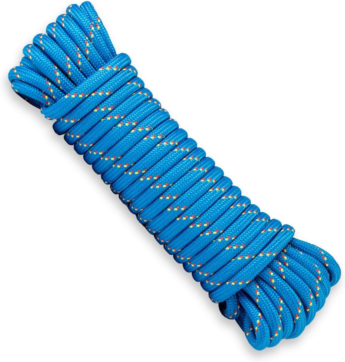 Lichtgewicht en Sterk Polypropyleen Touw 12mm Blauw/Geel/Rood - Duurzaam Multi-Inzetbaar Buiten en Tuin