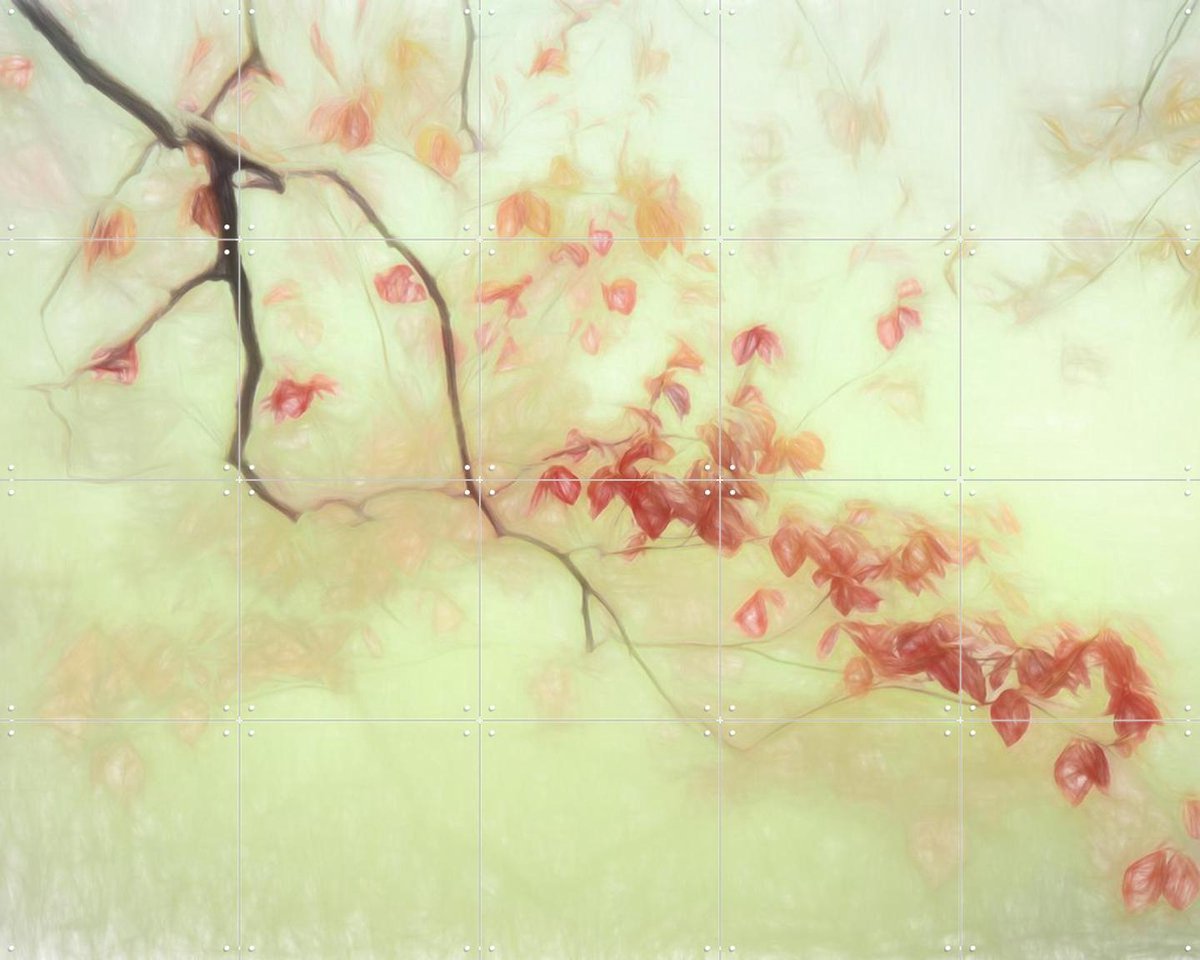 IXXI Luce Dorata, Gilbert Claes & Various - 100 x 80 cm - Gratis ophangtool - Grote wanddecoratie en posters - Aquarel, Abstract, Klassiek