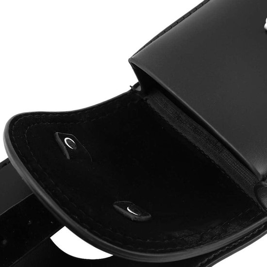 Motorbrandstoftanktas met dekvloerbekleding en extra bevestigingsgesp voor Sportster XL 883 1200 - Leren tas voor motorfietsen van TEUEN — afbeelding 3