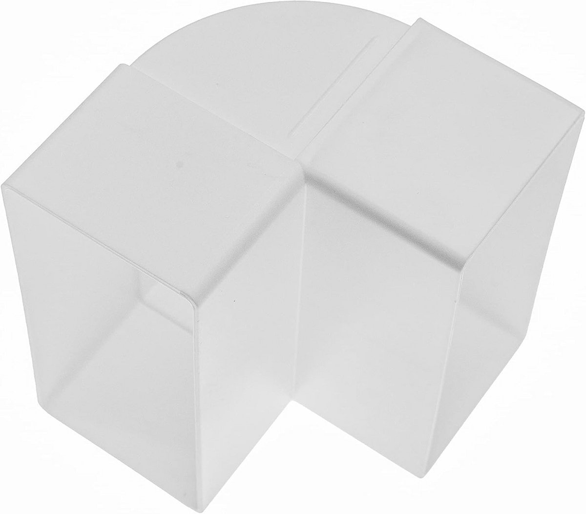 Rechthoekige Buisbocht 90 Graden 110x55mm voor Luchtkanalen Ventilatie Systeem