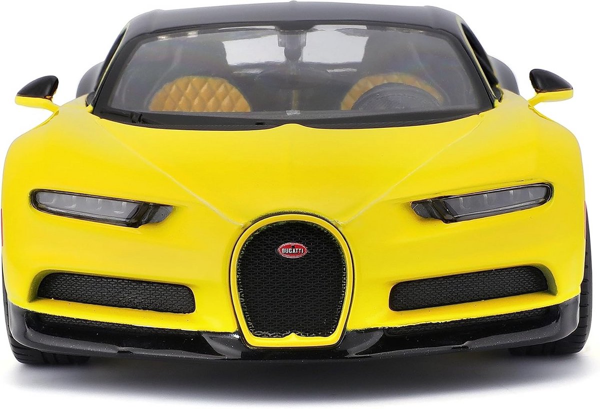 Gedetailleerd Modelauto 1:24 Geel Zwart Supersportwagen