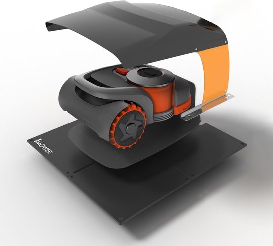 Stabiel Onderstel voor Robotmaaier Oplaadstation - Waterdicht Beschermplatform 105x98 cm — afbeelding 2