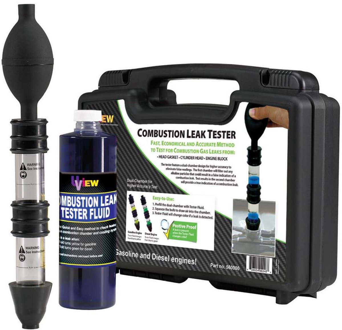 Koolmonoxide Tester voor Koelsysteem | Drukverlies Detector Motor