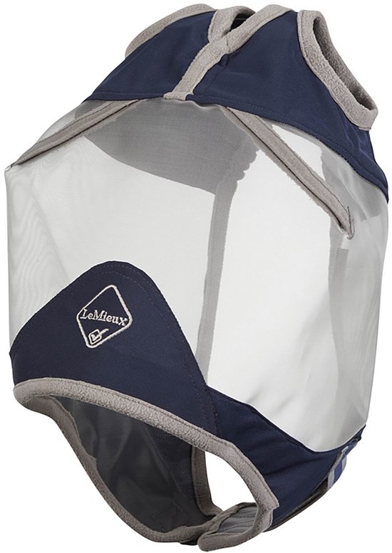 Lemieux Vliegenmasker Lemieux Armourshield Pro Half Donkerblauw-grijs - PONY Lemieux Vliegenmasker Lemieux Armourshield Pro Half Donkerblauw-grijs - PONY