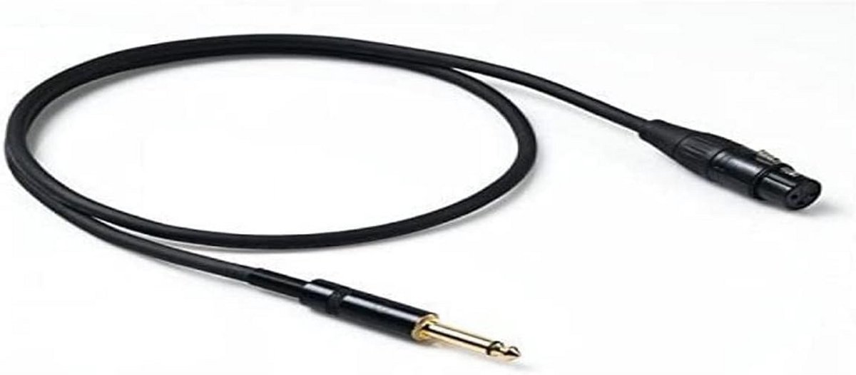 Professionele Audiokabel 3 Meter - Jack 6.35mm Mono naar XLR (3-pins) Mannelijk