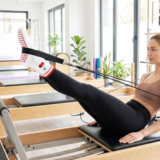 Anti-slip sokken voor pilates en yoga - Comfortabele en grip verbeterende sokken. — afbeelding 4