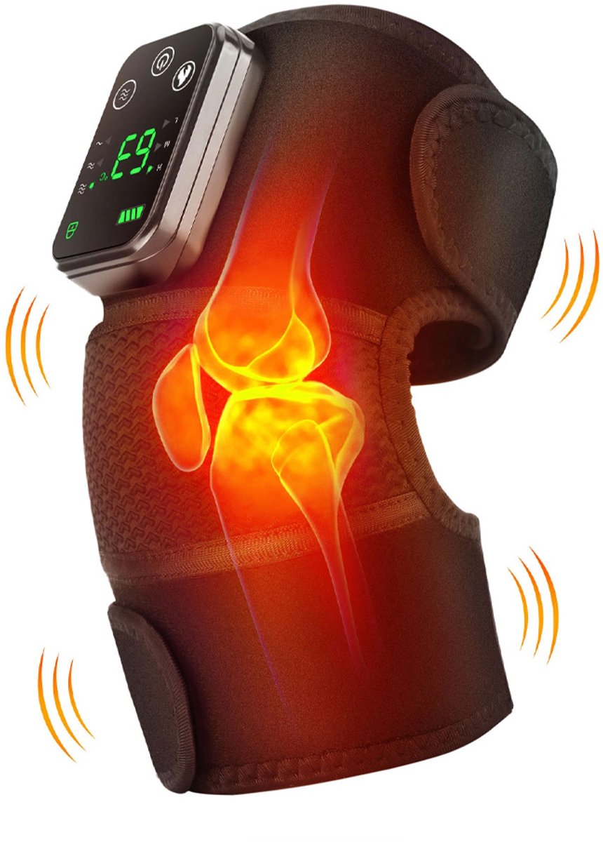 Verwarmde Knie Massage - Universeel - Trillingen