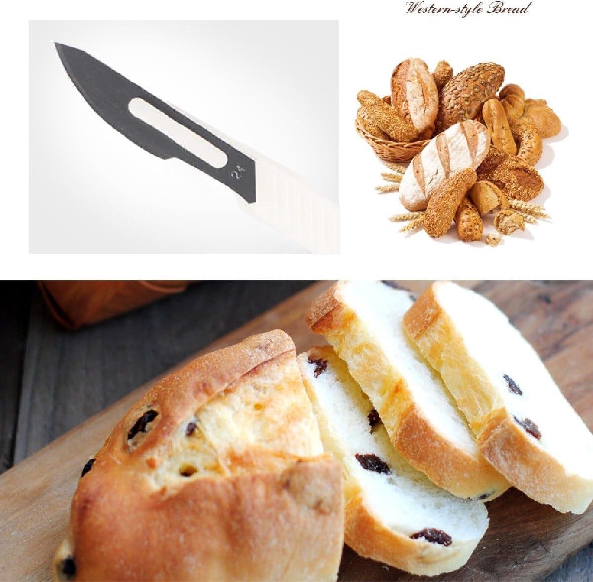 Deegmes voor broodsnijden en bakken - Set van 4 messen voor stokbrood, lam en baguettes