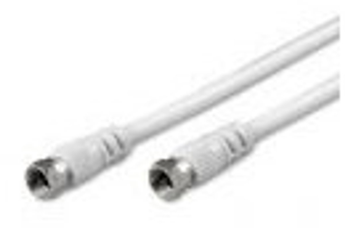 nuovaVideosuono 1.5m F-F coax-kabel 1,5 m Wit