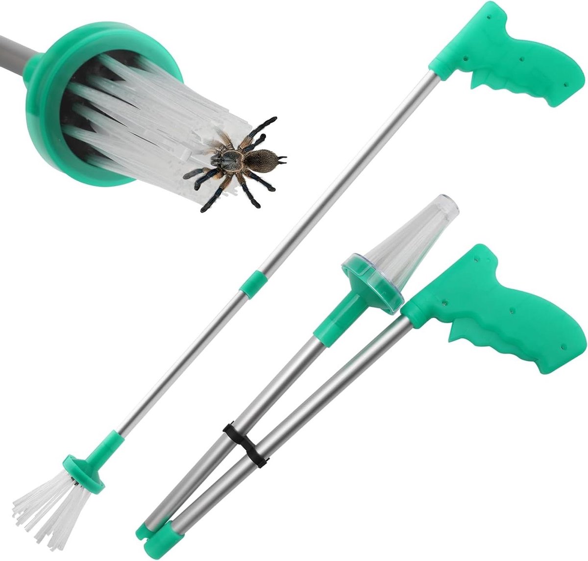 Insectenvanger Spinnenvanger voor het vangen van spinnen Levende Bug Catcher met extra lengte
