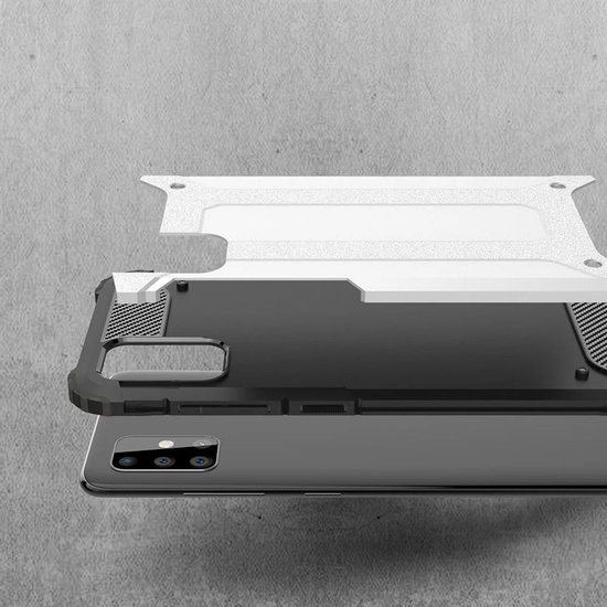 Coque adaptée pour Xiaomi Redmi Note 12S | Résistant aux chocs | Couverture arrière hybride | Housse de protection | Résistant aux chocs | Une protection supplémentaire | Bleu